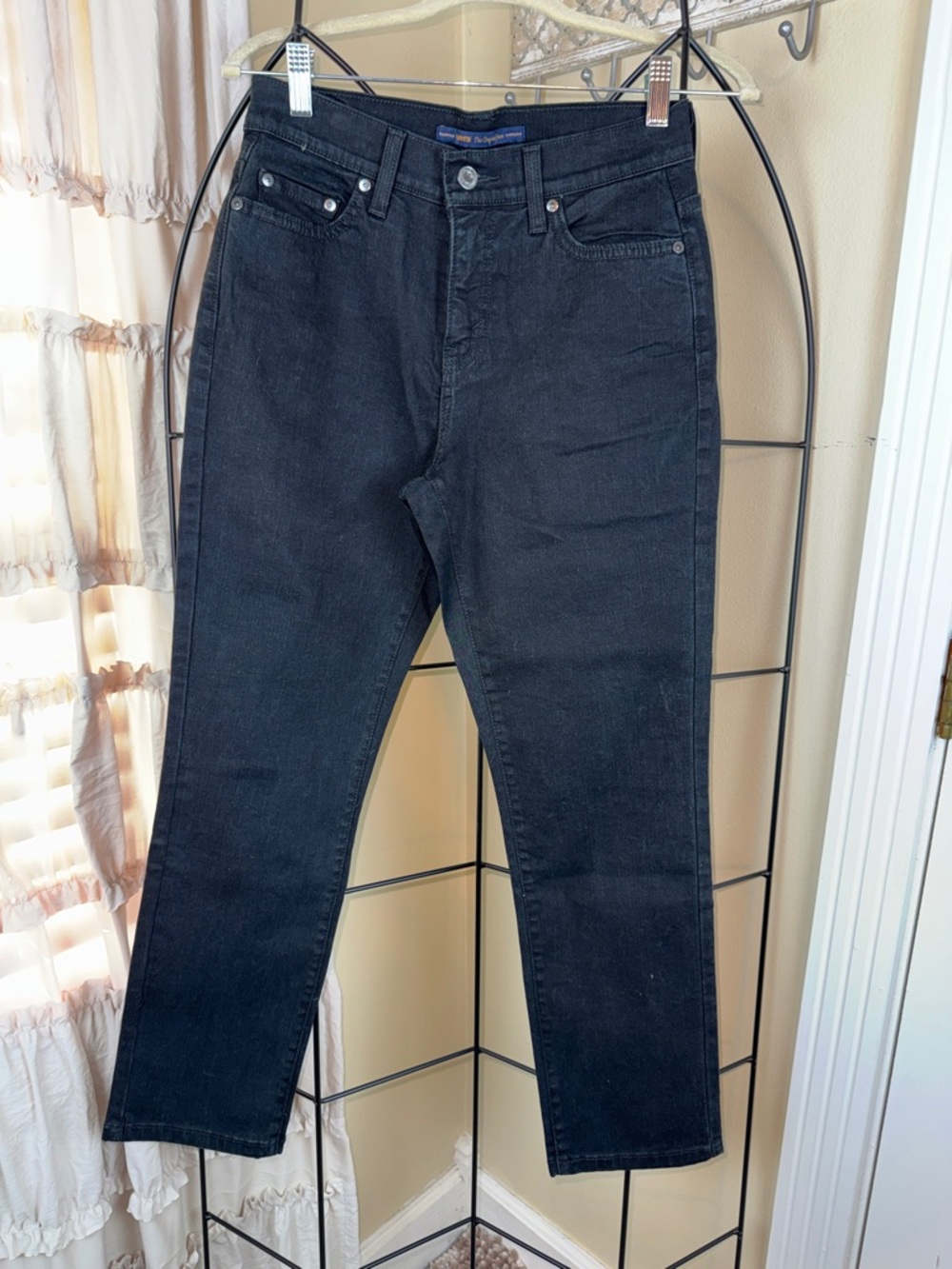 Levi's Black Straight Leg Jeans